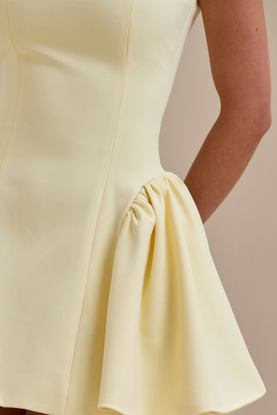 SABRINA MINI DRESS | LEMON