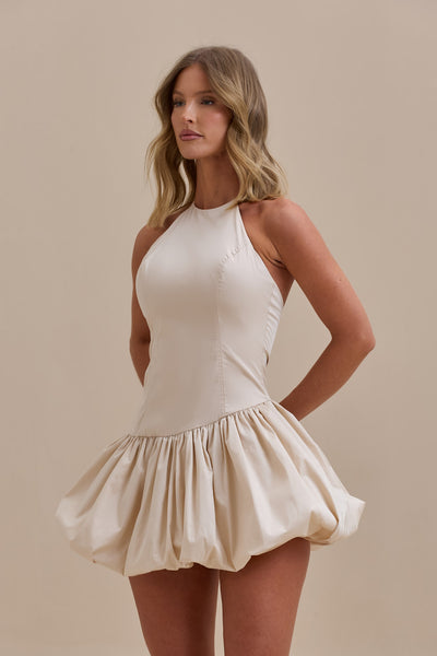 SUNDAY MINI DRESS | LIGHT BEIGE