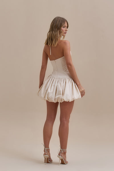 SUNDAY MINI DRESS | LIGHT BEIGE