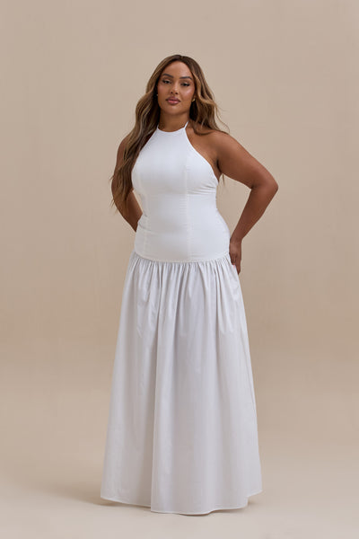 KYLIE MAXI DRESS | WHITE