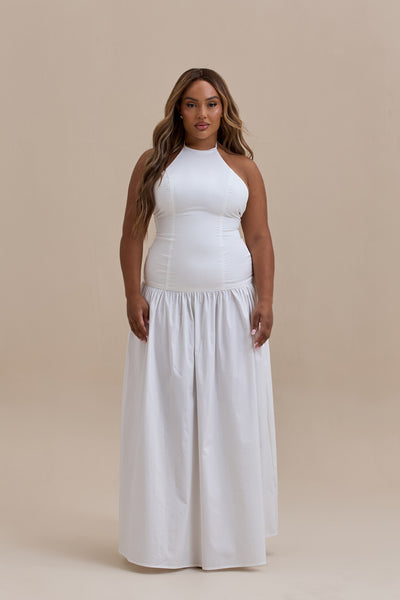 KYLIE MAXI DRESS | WHITE