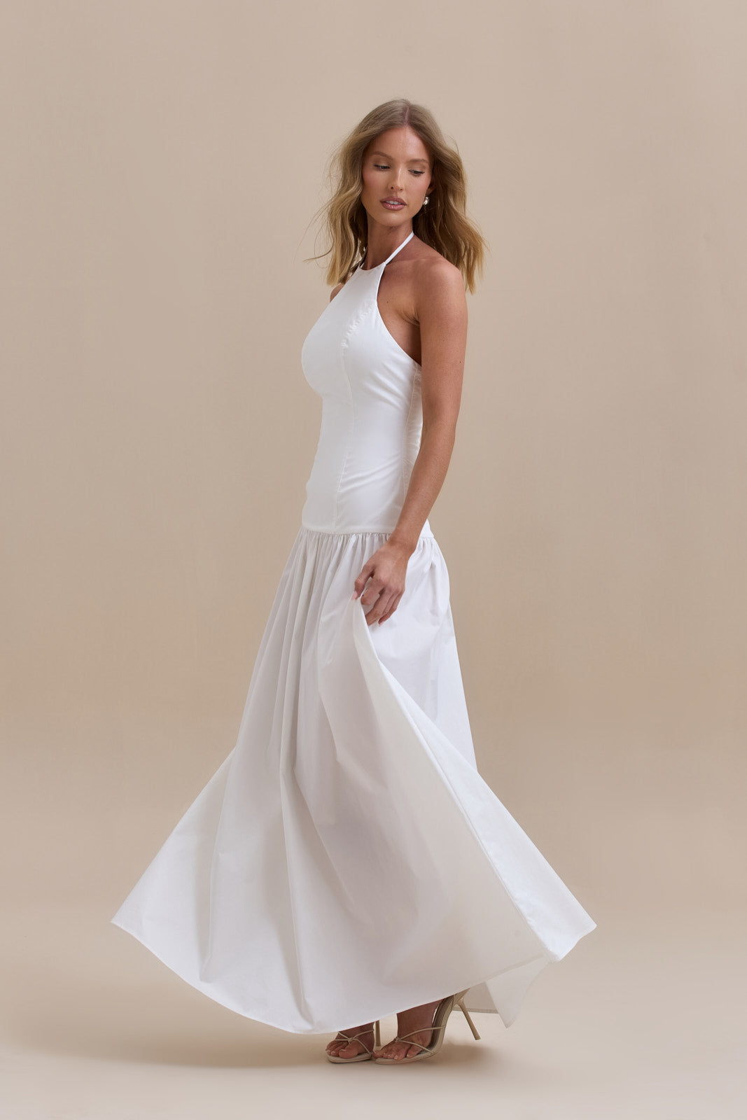 kylie maxi dress KYLIE MAXI DRESS | WHITE