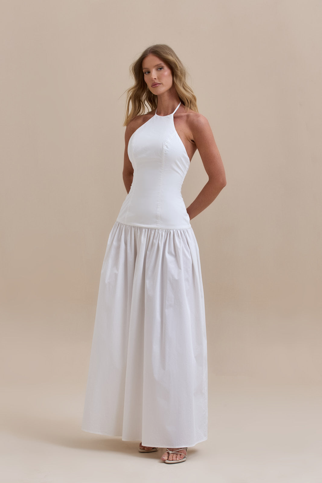 kilee maxi dress KYLIE MAXI DRESS | WHITE