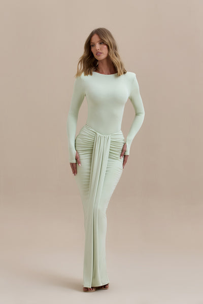 NARA LONG SLEEVE BODYSUIT | MINT