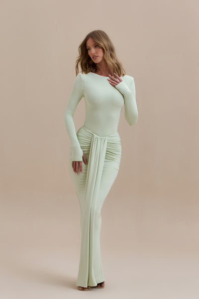 NARA LONG SLEEVE BODYSUIT | MINT
