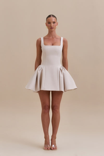 SABRINA MINI DRESS | CREAM