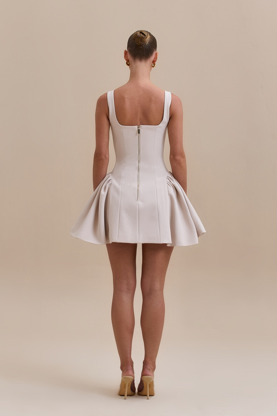 SABRINA MINI DRESS | OFF WHITE