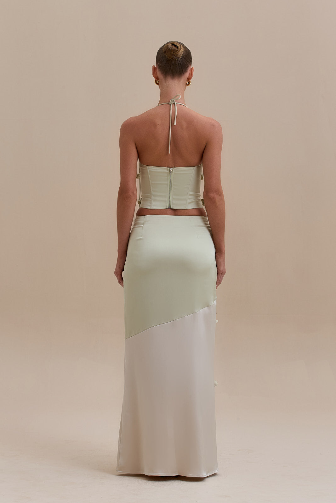 ESMERELDA MAXI SKIRT | SAGE & VANILLA