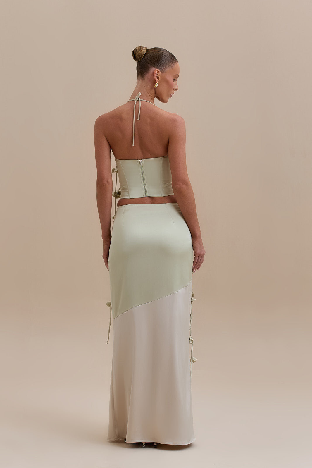 ESMERELDA MAXI SKIRT | SAGE & VANILLA