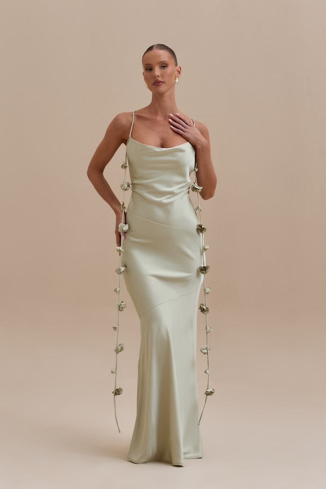ARIA MAXI DRESS | SAGE