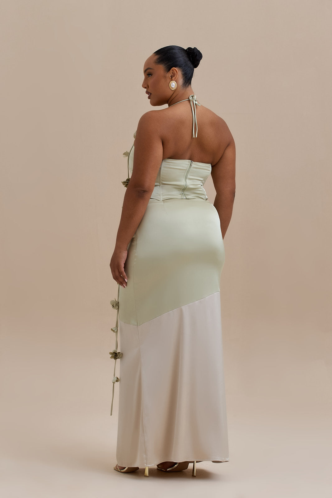 ESMERELDA MAXI SKIRT | SAGE & VANILLA