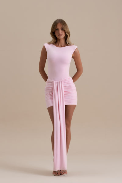 NARA SLEEVELESS BODYSUIT | BABY PINK