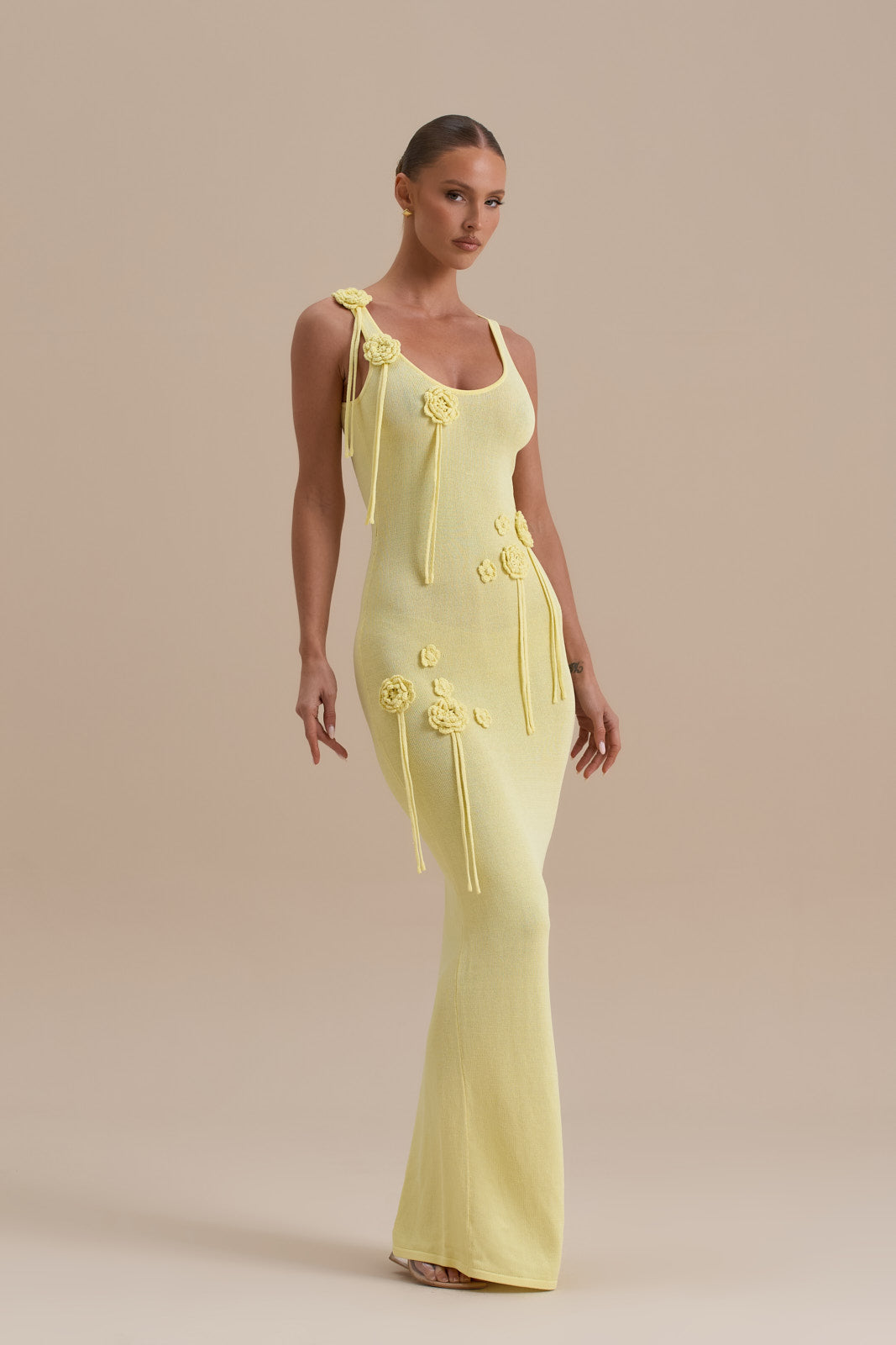 LILLY MAXI DRESS | LEMON