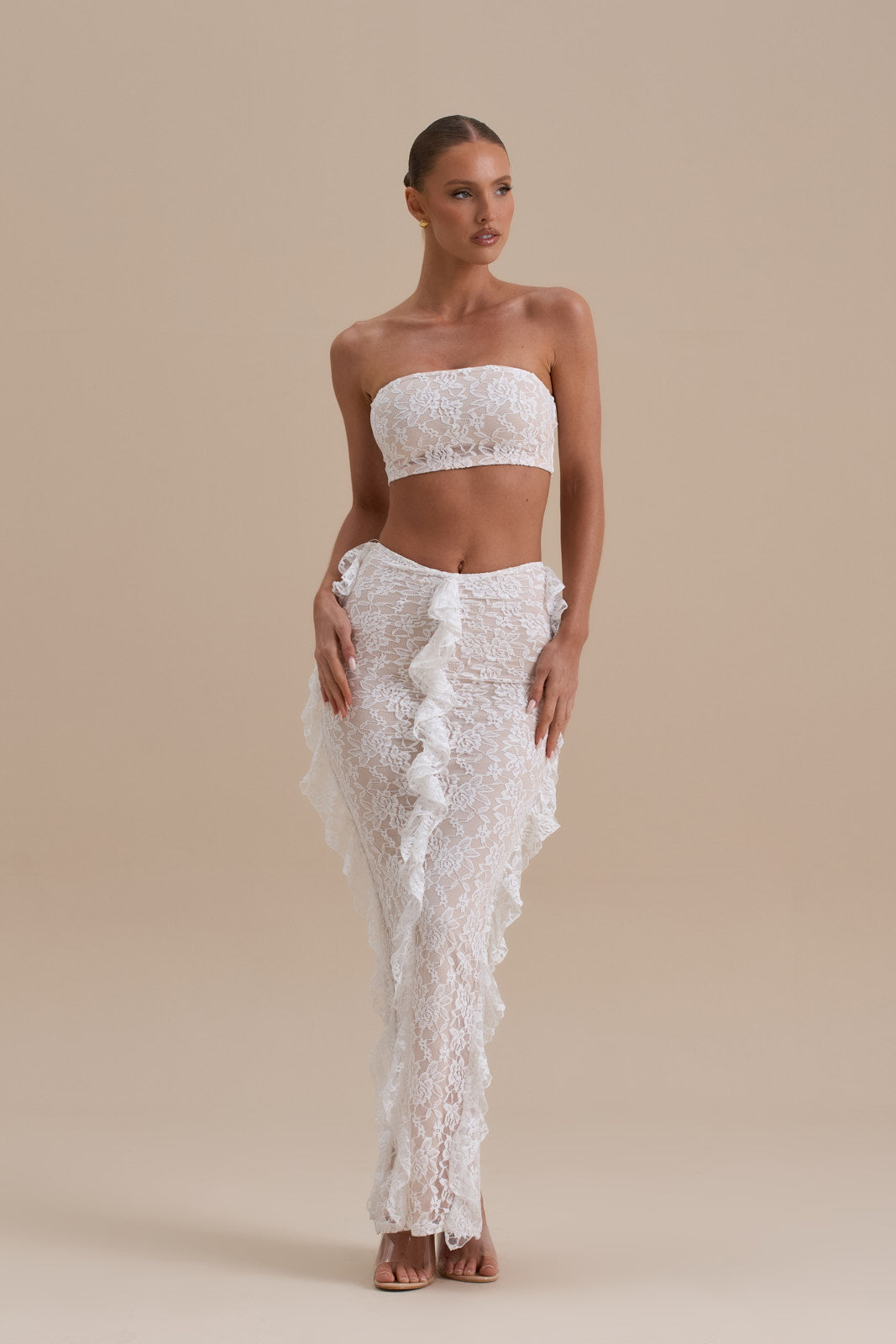 ARIEL CO-ORD | WHITE LACE