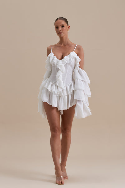 KENDAL PLAYSUIT | WHITE