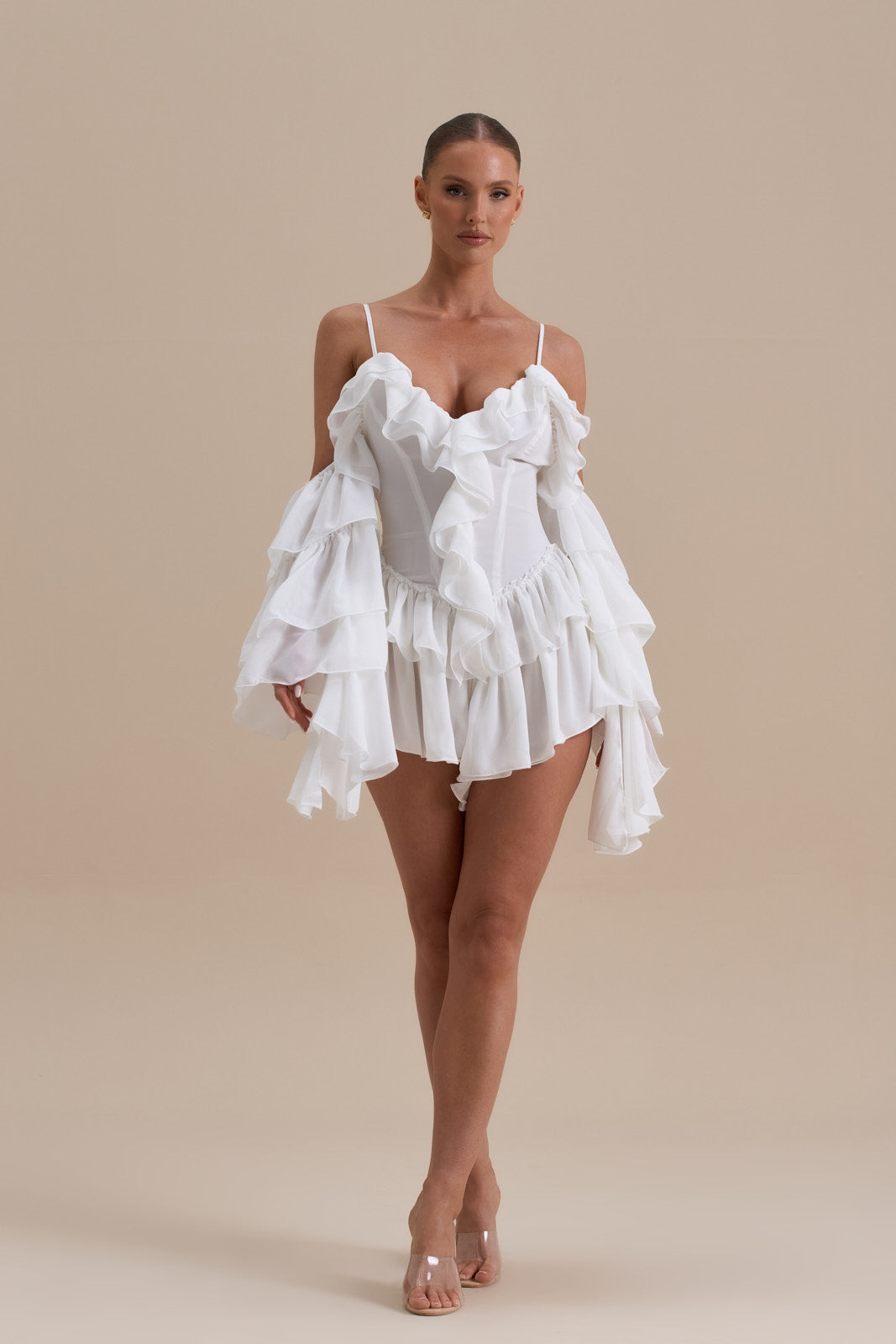 SS KENDAL PLAYSUIT | WHITE