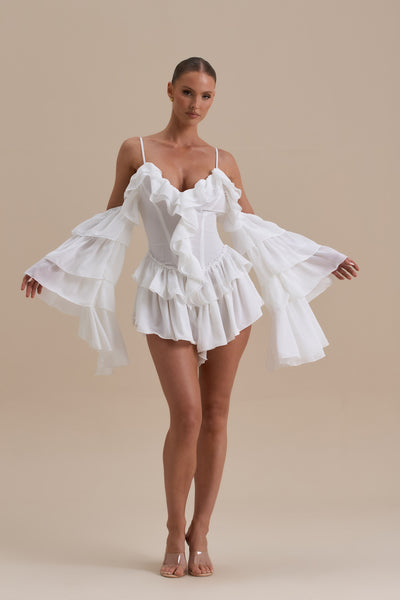 KENDAL PLAYSUIT | WHITE