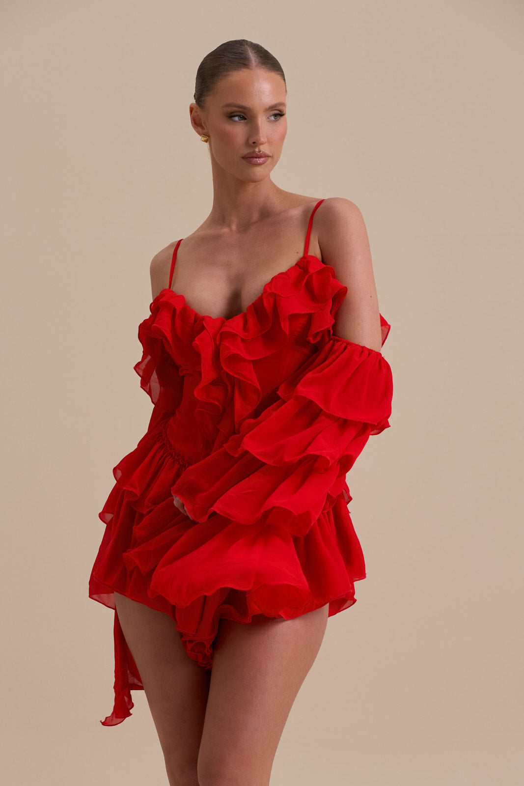 KENDAL PLAYSUIT | RED