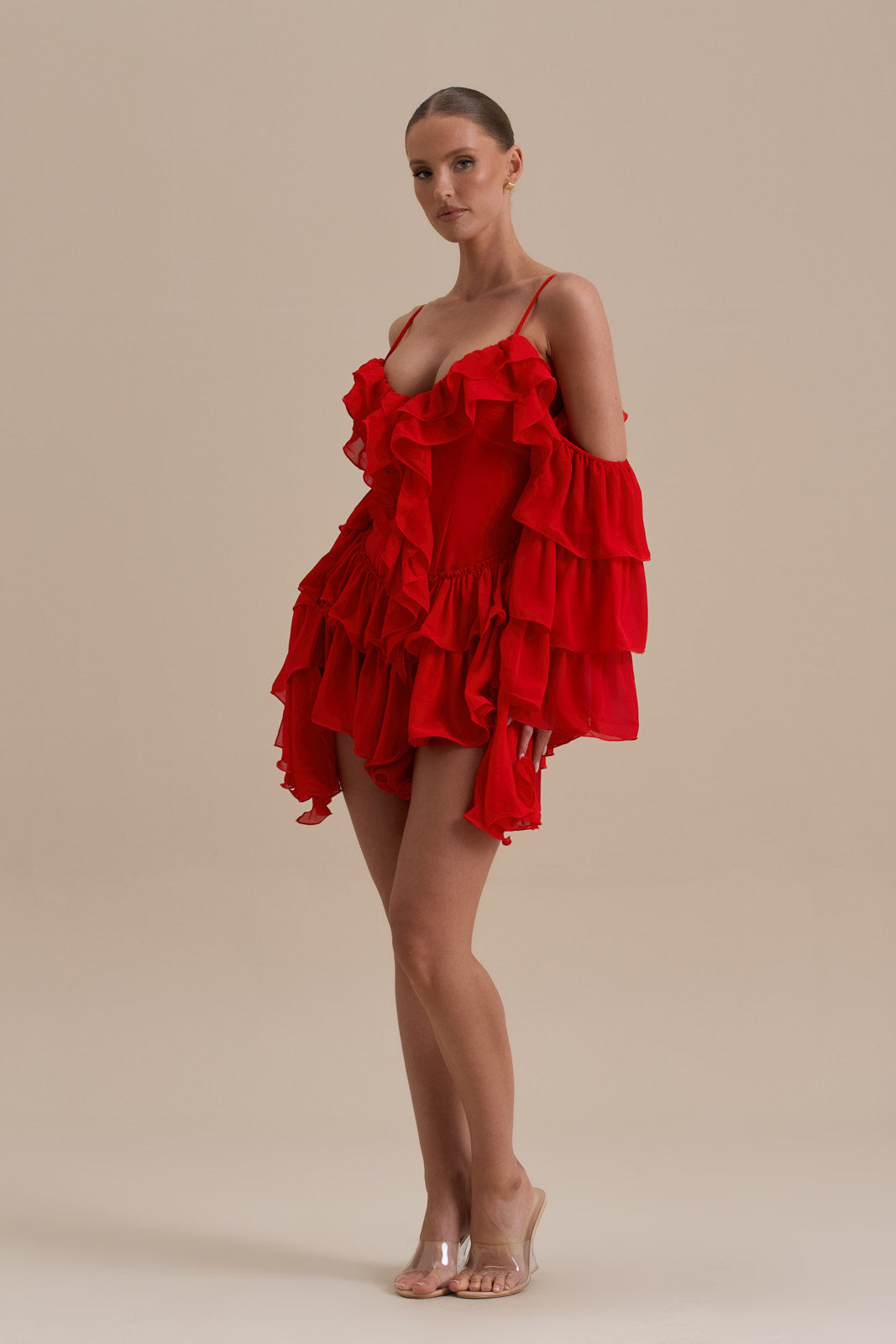 KENDAL PLAYSUIT | RED
