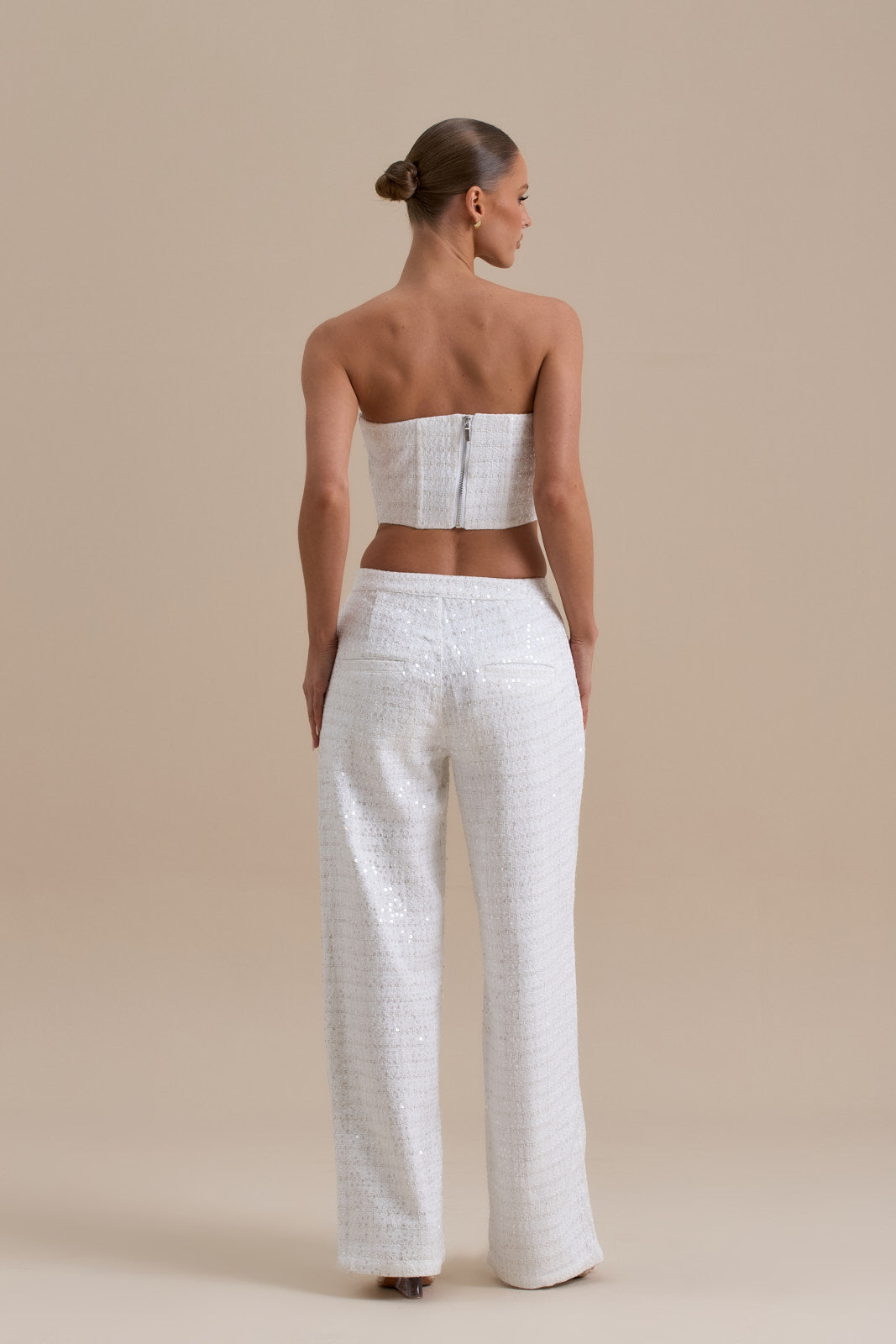 FC MAYA TROUSER | WHITE GLOSS