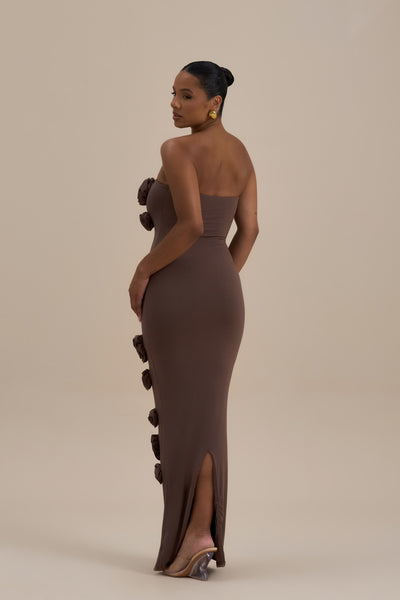 PALMA MAXI DRESS | CHOCOLATE