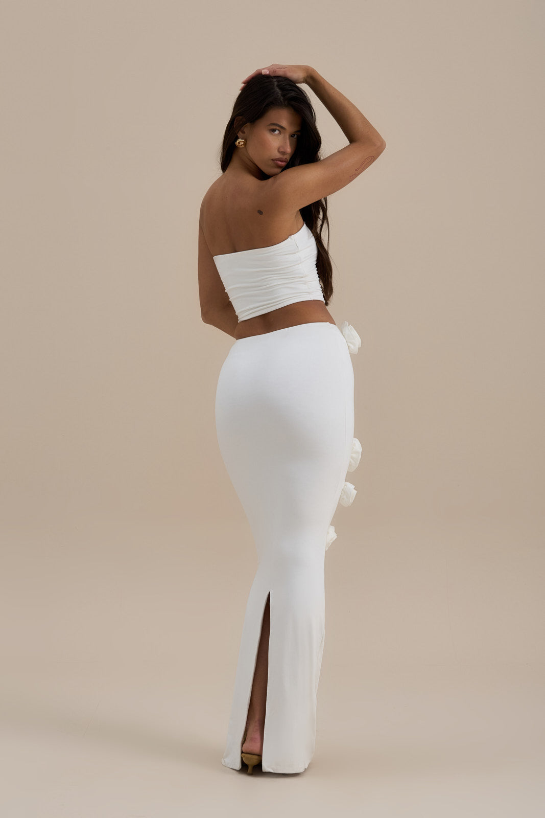 POSIE MAXI SKIRT | VANILLA