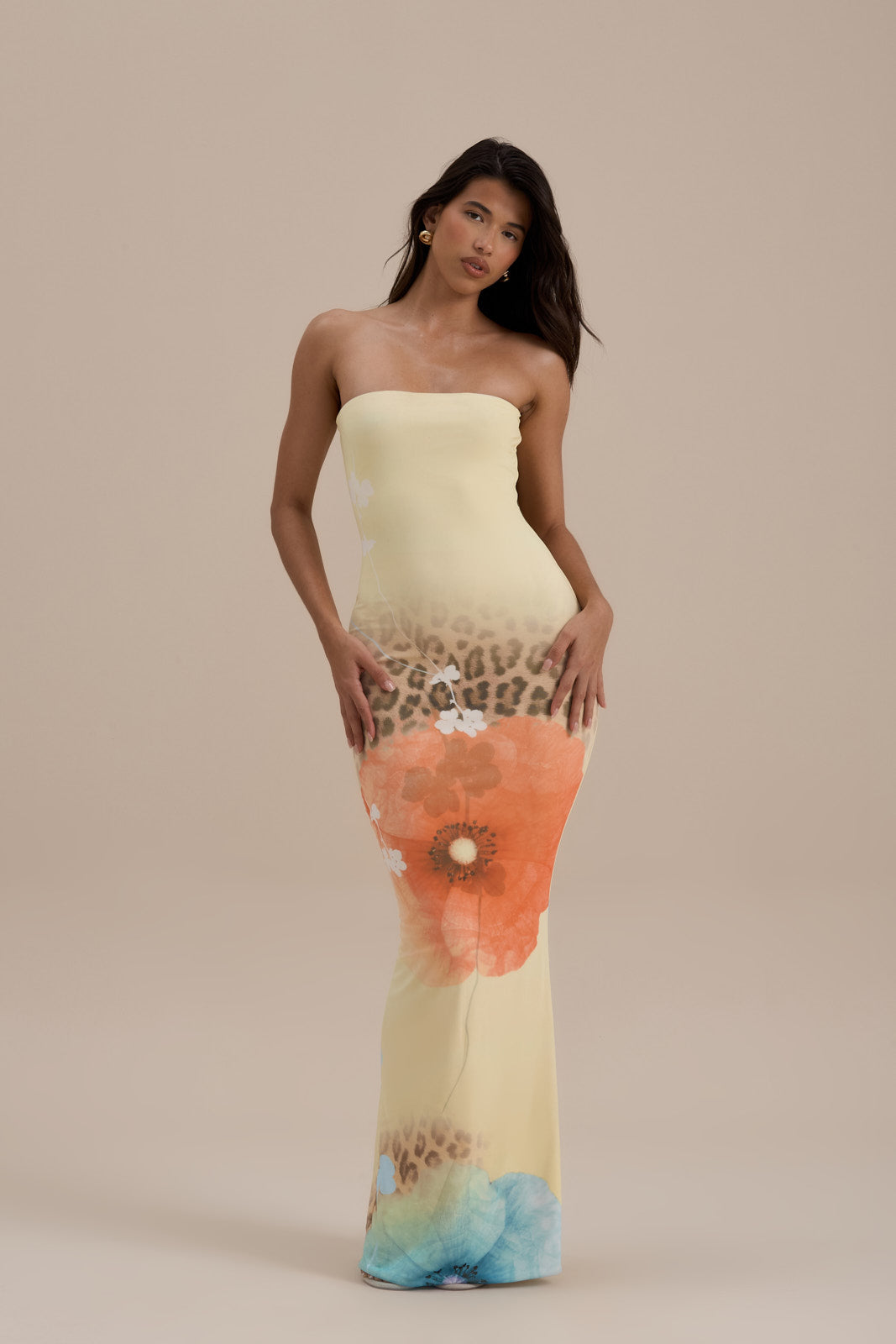 BONITA BANDEAU MAXI DRESS | SUMMER PRINT