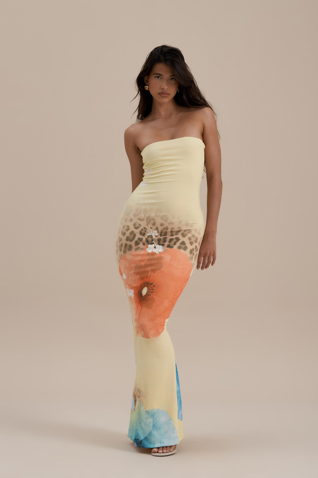 BONITA BANDEAU MAXI DRESS | SUMMER PRINT
