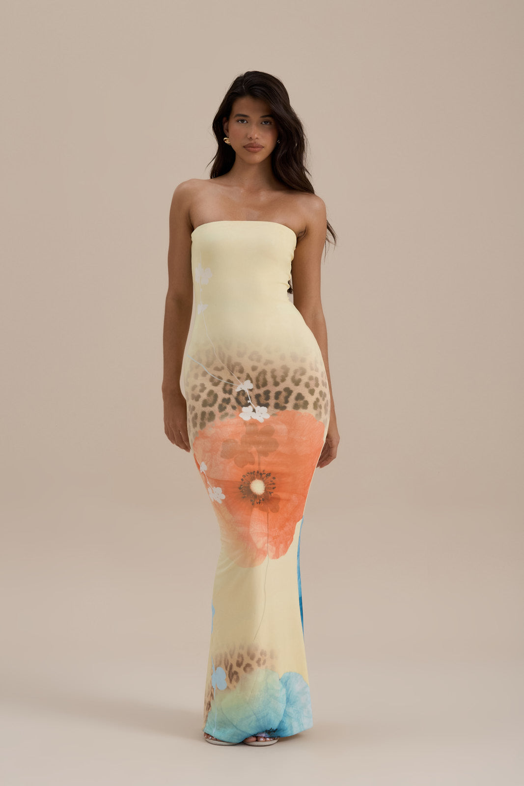 BONITA BANDEAU MAXI DRESS | SUMMER PRINT