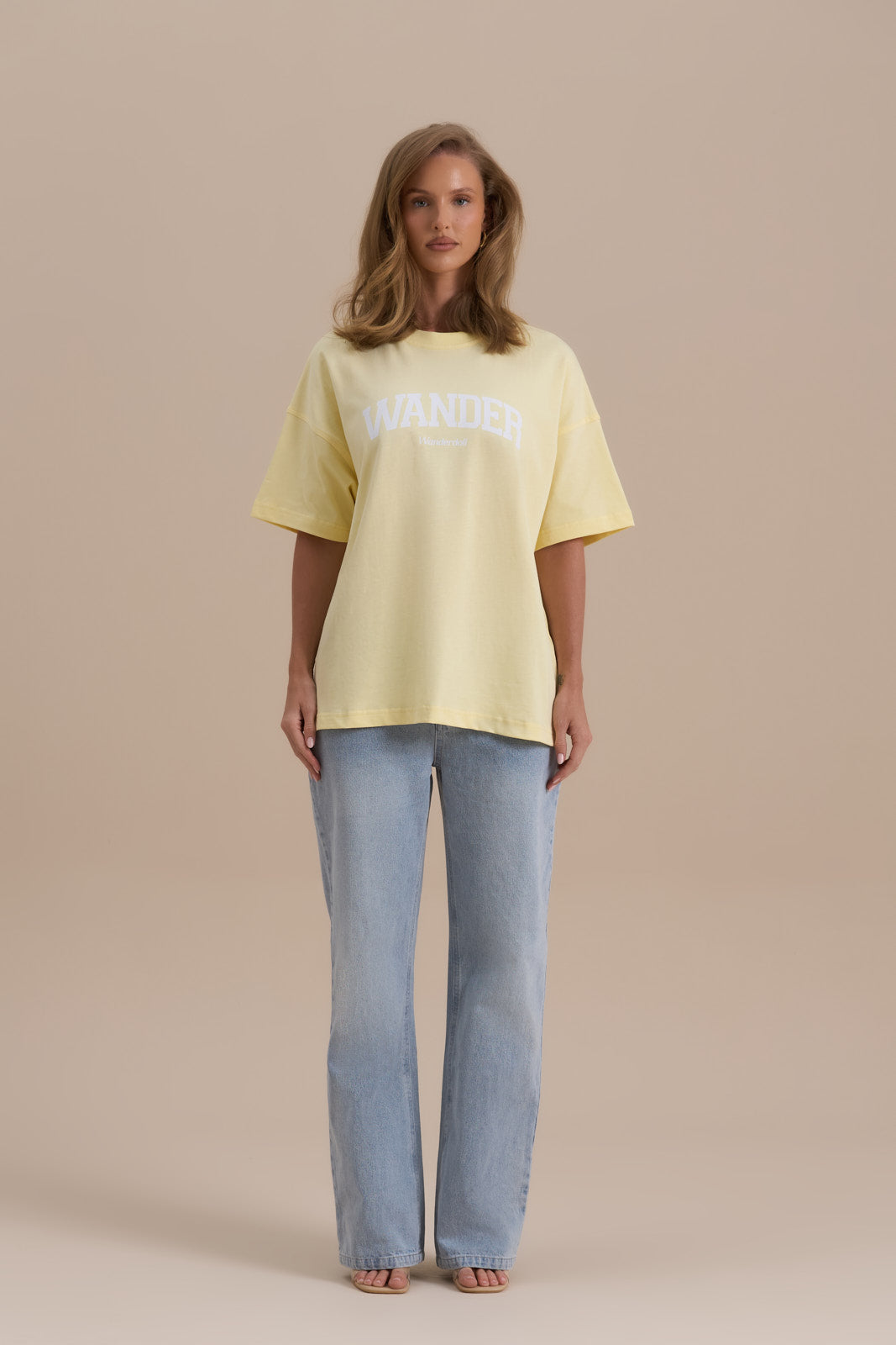 WANDER OVERSIZED T-SHIRT | LEMON