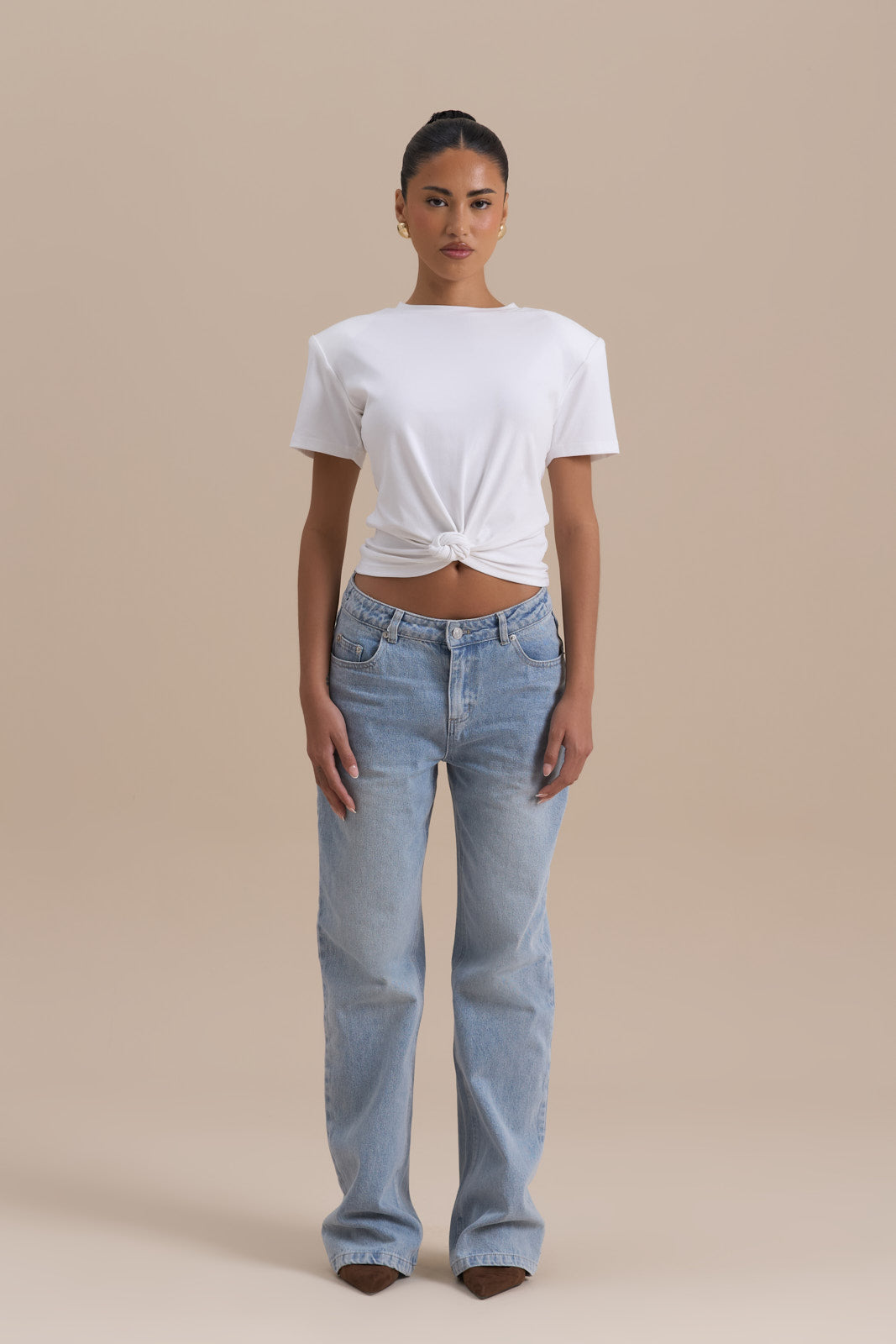 KNOT SO BASIC T-SHIRT | WHITE