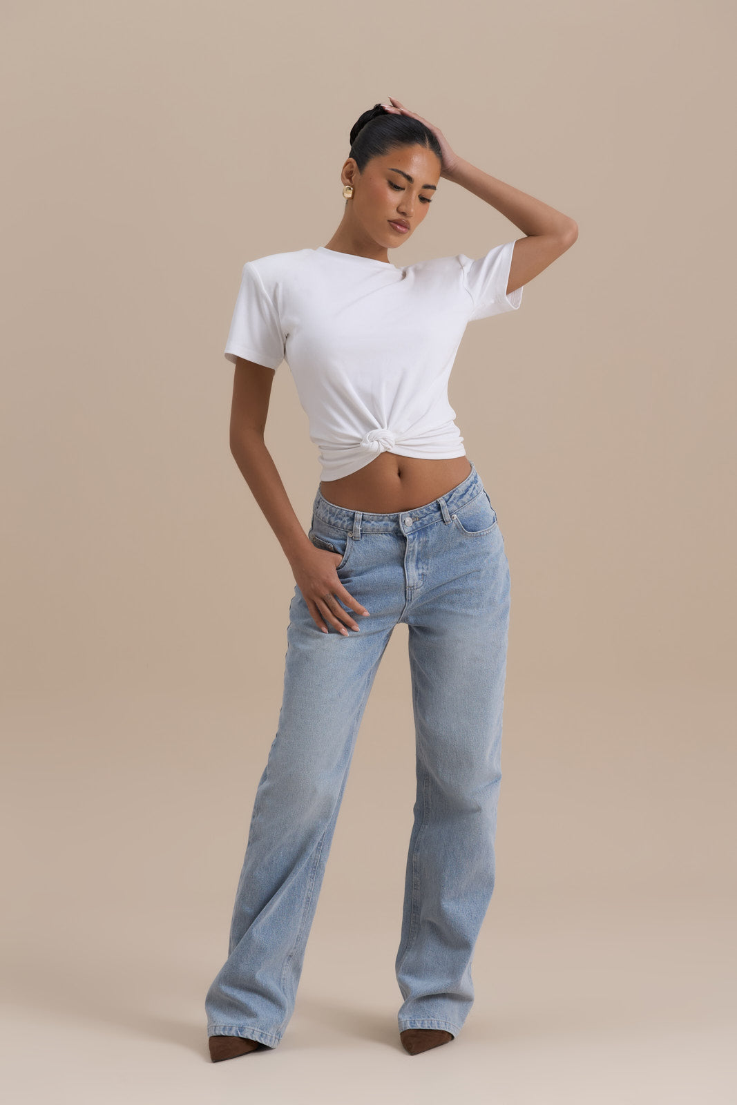 KNOT SO BASIC T-SHIRT | WHITE