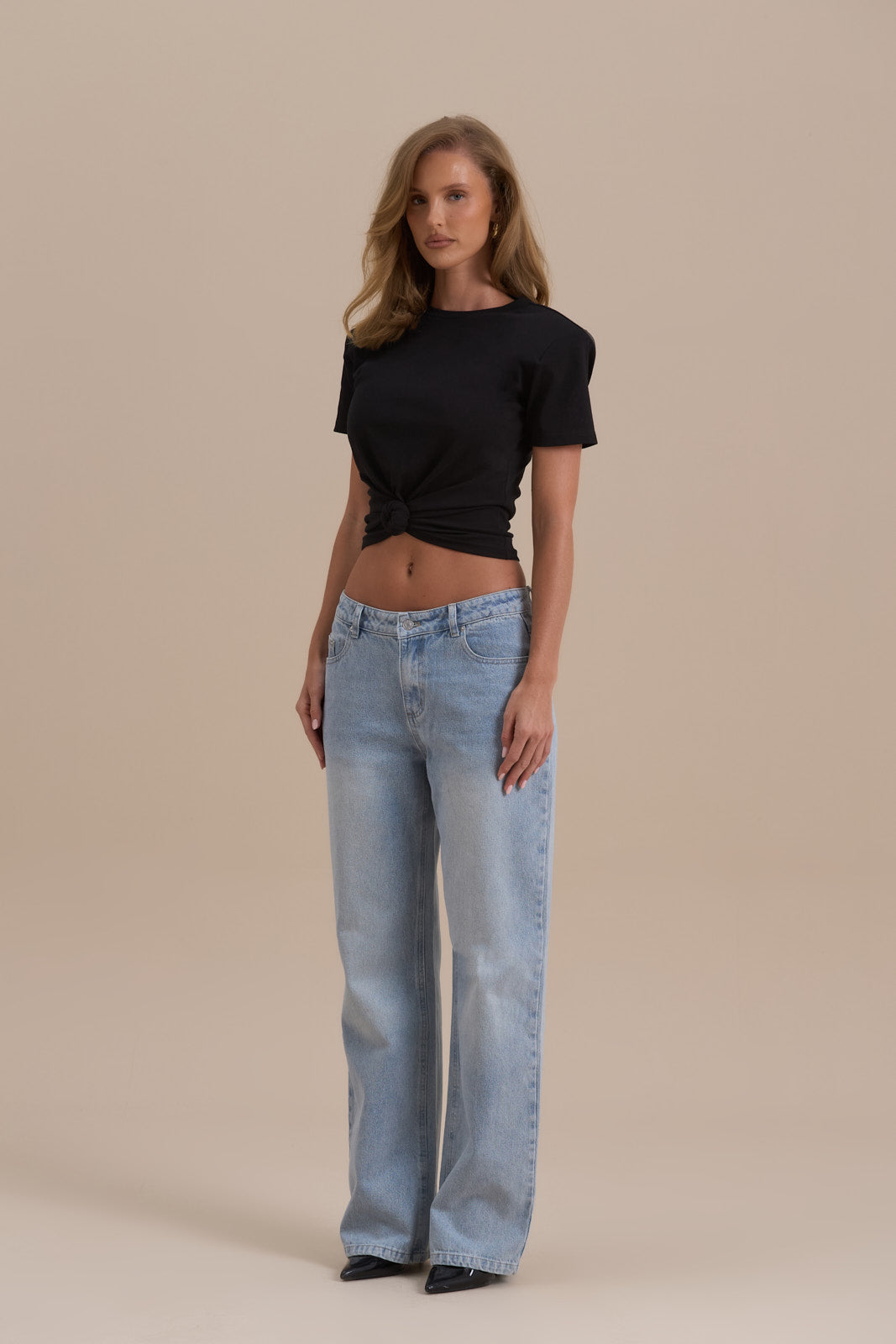 KNOT SO BASIC T-SHIRT | BLACK