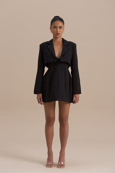 TAYLOR MINI DRESS | BLACK
