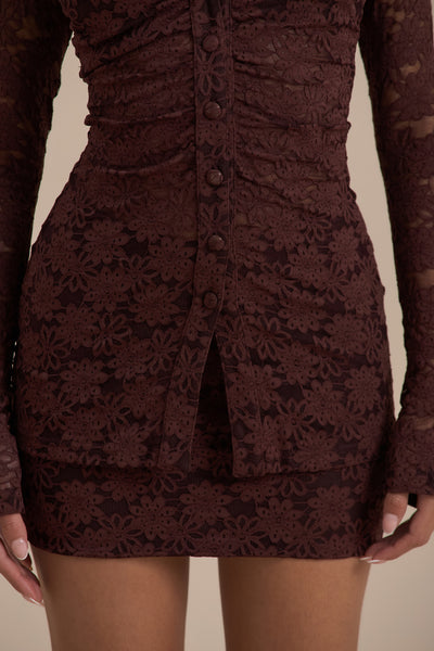 LACIE SKORT | CHOCOLATE LACE
