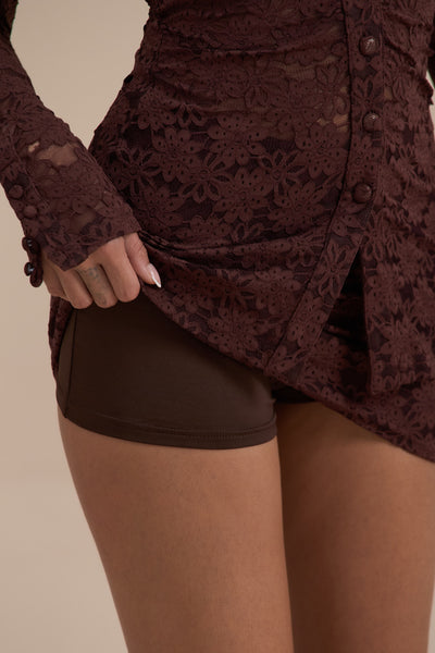 LACIE SKORT | CHOCOLATE LACE