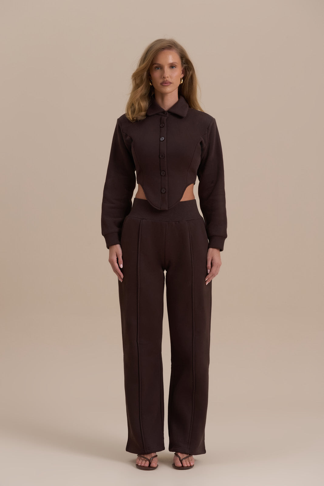 HATTIE TROUSERS | CHOCOLATE