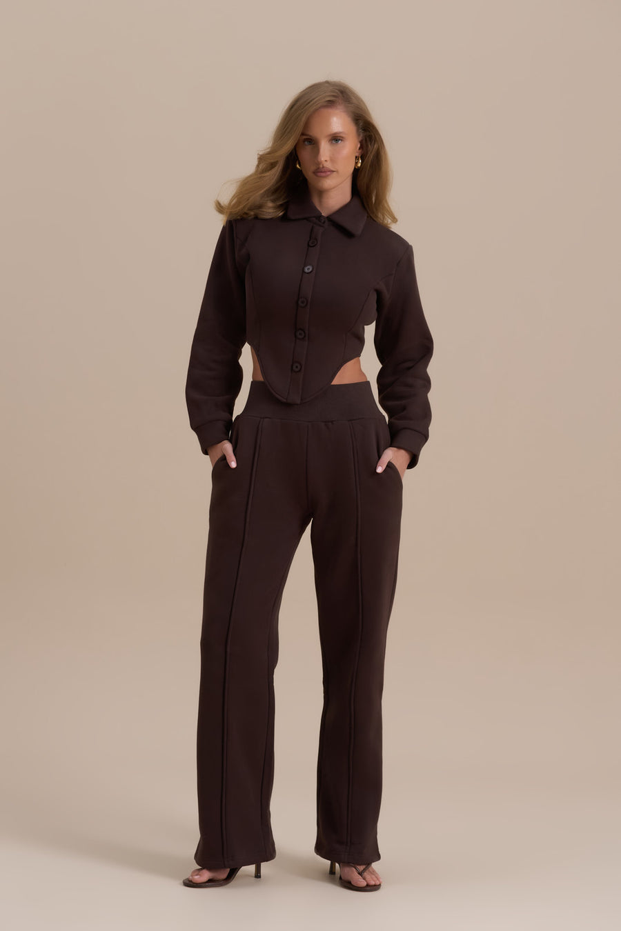 HATTIE TROUSERS | CHOCOLATE