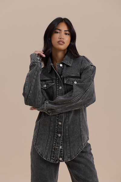 BLAZE RELAXED FIT JACKET | DARK WASH DENIM