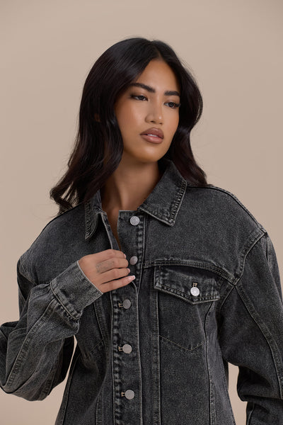 BLAZE RELAXED FIT JACKET | DARK WASH DENIM