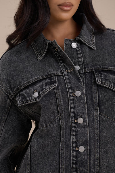 BLAZE RELAXED FIT JACKET | DARK WASH DENIM