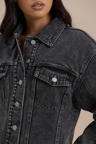 BLAZE RELAXED FIT JACKET | DARK WASH DENIM