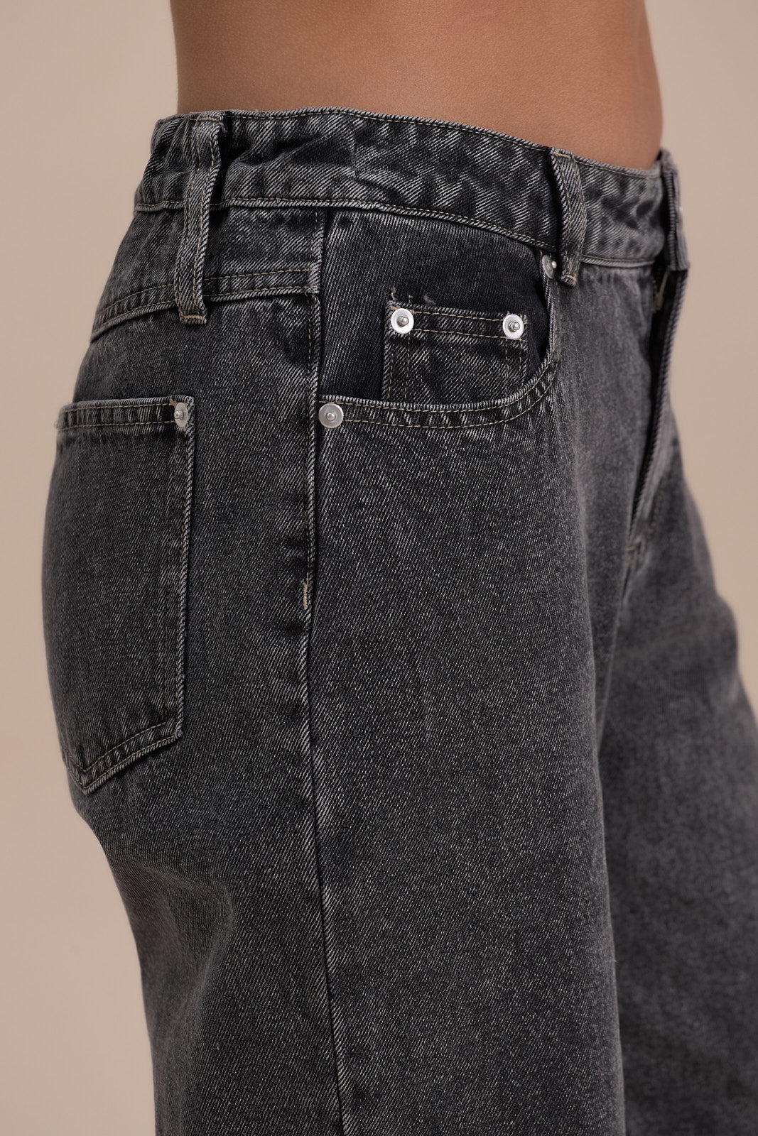 WANDER STRAIGHT LEG JEANS WITH ADJUSTABLE WAIST | DARK WASH DENIM