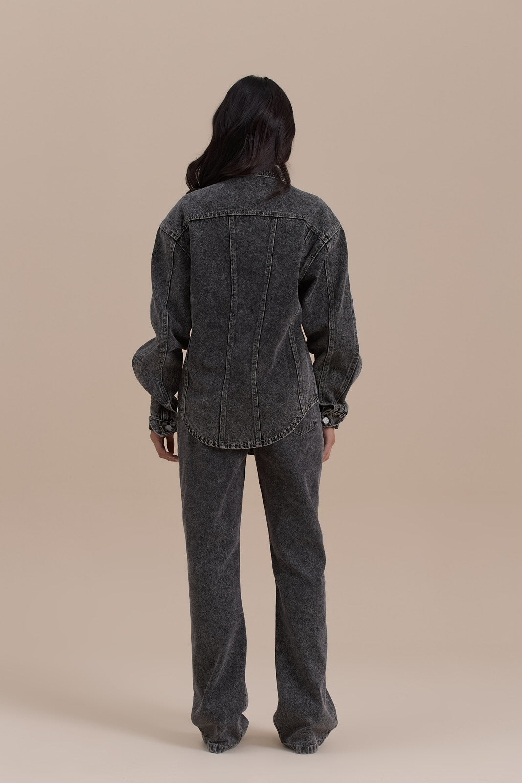 WANDER STRAIGHT LEG JEANS WITH ADJUSTABLE WAIST | DARK WASH DENIM