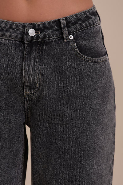 WANDER STRAIGHT LEG JEANS WITH ADJUSTABLE WAIST | DARK WASH DENIM