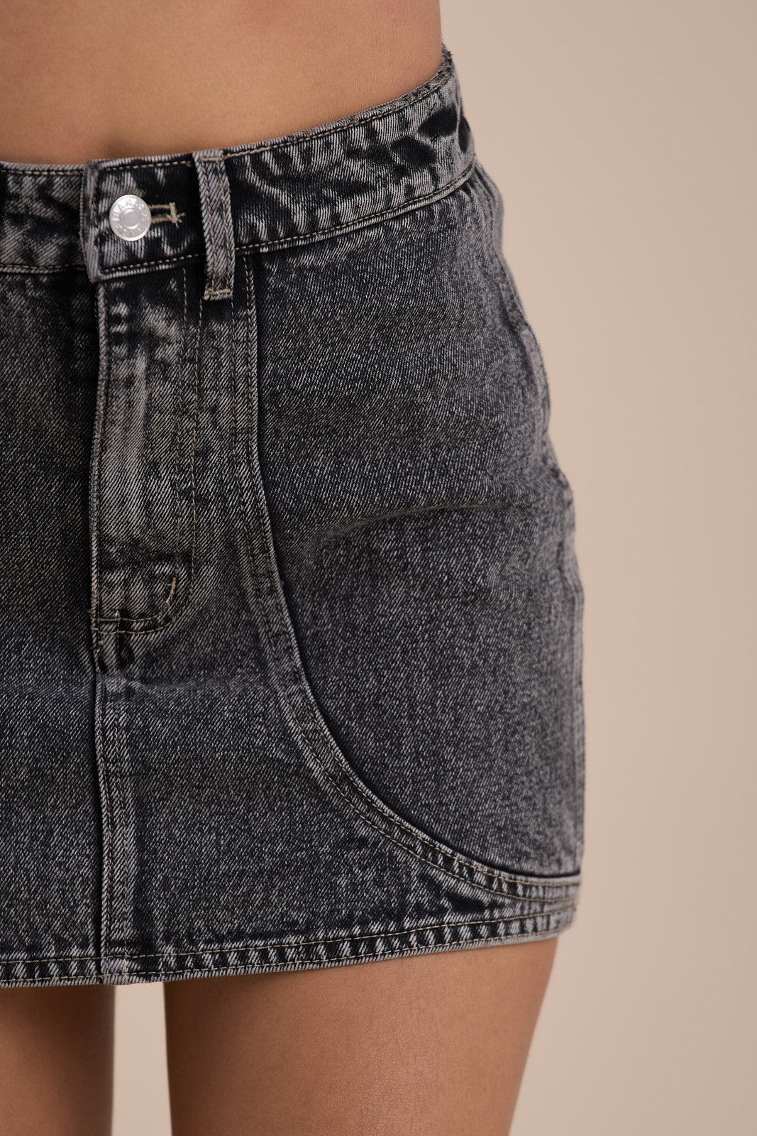 ALIX MINI SKIRT | DARK WASH DENIM