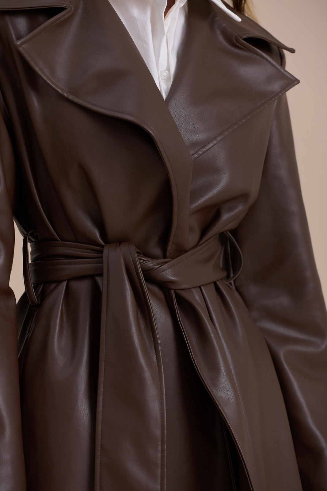 ANUSHKA COAT | CHOCOLATE