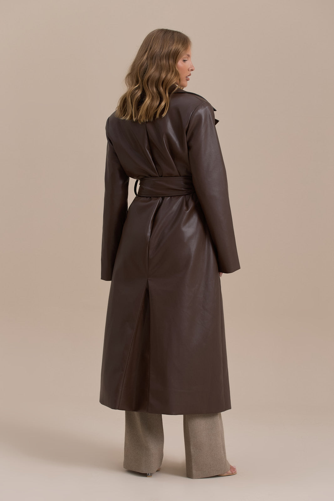 ANUSHKA COAT | CHOCOLATE
