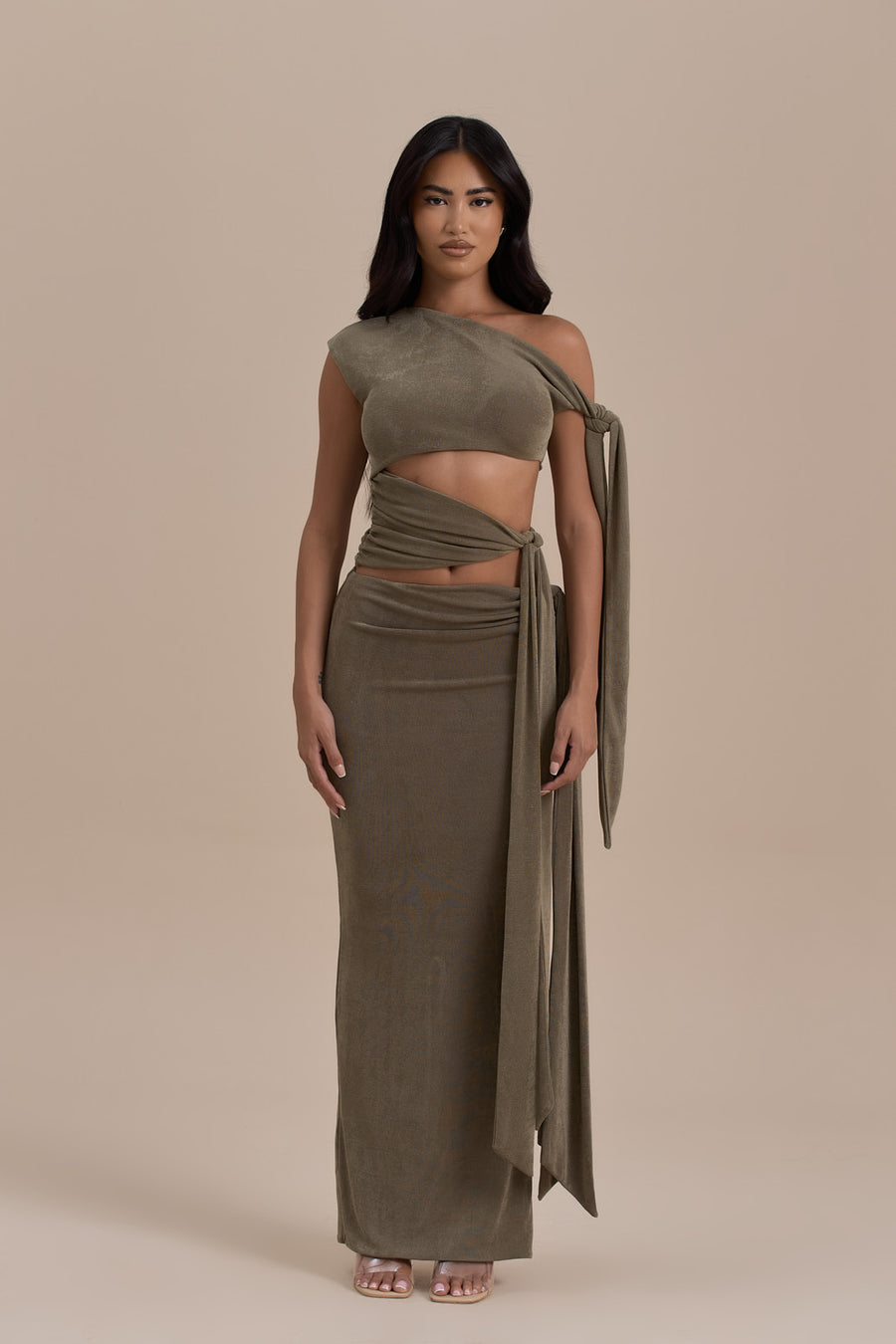 NOA MAXI SKIRT | KHAKI