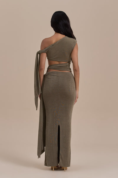 NOA MAXI SKIRT | KHAKI